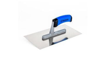 Kubala Lopatica Smooth stainless steel trowel, 270 x 130 mm, rubber handle M