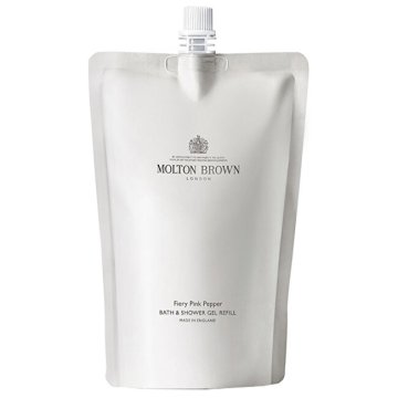 Molton Brown Polnilo za gel za kopel in prhanje Fiery Pink Pepper (polnilo za gel za kopel in prhanje) 400 ml