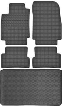 Renault Captur I Crossover od letnikov 2013-2019 KOMPLET - gumijaste avtotesnine + zaščitna preproga za prtljažnik