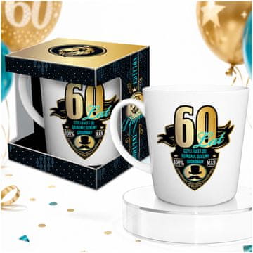 BG Velika skodelica za moškega za njegov 60. rojstni dan Royal Edition 480 ml