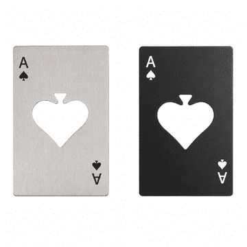 Out of The blue Odpirač za pivo AS PIK Poker karta - kovinska, popolno darilo zanj