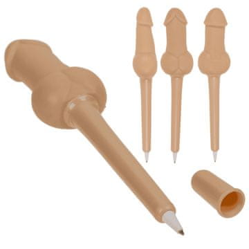 Out of The blue Smešno penilno pero 18 cm viseči mehak penis smešno darilo
