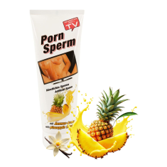 BH Lubrikant na vodni osnovi z umetnimi spermami Pineapple Porn Sperm 250 ml
