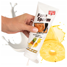 BH Lubrikant na vodni osnovi z umetnimi spermami Pineapple Porn Sperm 250 ml