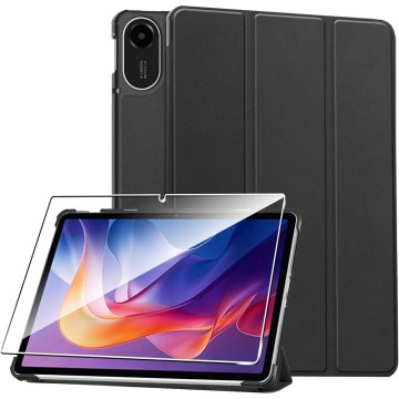 GS Ovitek za Xiaomi Redmi Pad 2 + 9H kaljeno steklo, črn