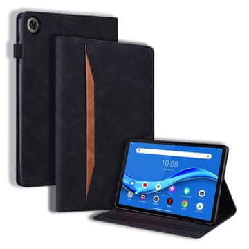 GS Ovitek za Lenovo Tab One 8,7" z zavihkom in režami za kartice, črn