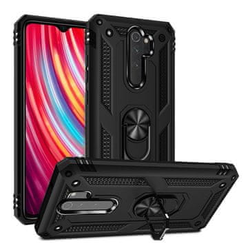 GS Oklepni ovitek za Xiaomi Redmi Note 8 Pro, Nox Case Ring, črn