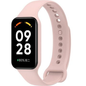 GS Silikonski pašček za Xiaomi Redmi Smart Band 2 / Xiaomi Smart Mi Band 8 Active, roza