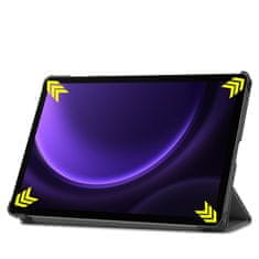 GS Ovitek za Samsung Galaxy Tab S10 Lite / S10 FE / S9 FE, trojni, z držalom za pisalo, siv