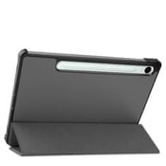 GS Ovitek za Samsung Galaxy Tab S10 Lite / S10 FE / S9 FE, trojni, z držalom za pisalo, siv
