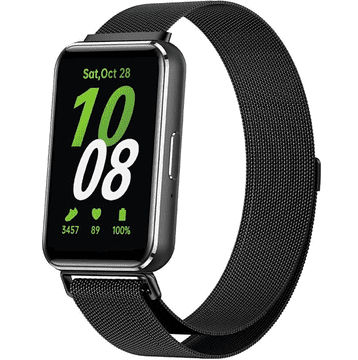 GS Milanska zapestnica za Samsung Galaxy Fit 3, črna