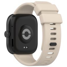 GS Silikonski pašček za Xiaomi Redmi Watch 4 / Xiaomi Smart Band 8 Pro / Xiaomi Smart Band 9 Pro, bež