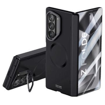 GS Ovitek za Samsung Galaxy Z Fold6 5G, s stojalom, za MagSafe, črn