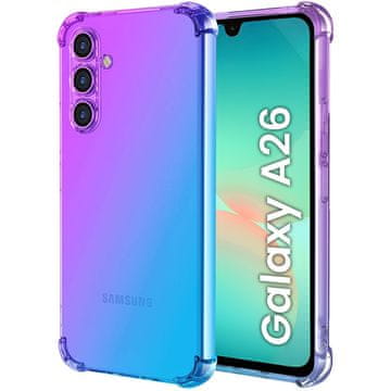 GS Gradientni ovitek za Samsung Galaxy A26 5G, vijoličen/moder