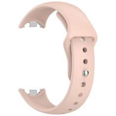 GS 2x silikonski pašček za Xiaomi Smart Band 10 / 9 / 8, roza, bež