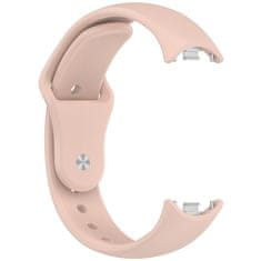 GS 2x silikonski pašček za Xiaomi Smart Band 10 / 9 / 8, roza, bež