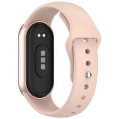 GS 2x silikonski pašček za Xiaomi Smart Band 10 / 9 / 8, roza, bež