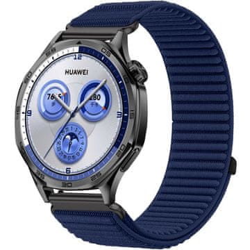 GS Univerzalni najlonski pašček 22 mm, temno moder