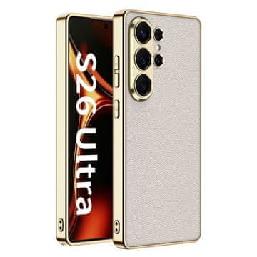 GKK Ovitek za Samsung Galaxy S26 Ultra, usnjen , roza