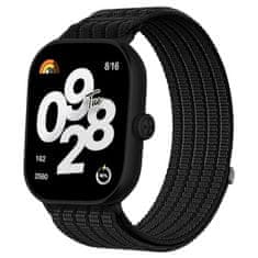 GS Najlonski pašček za Xiaomi Redmi Watch 6 / 5 / 4 / Smart Band 9 Pro / 8 Pro, črn