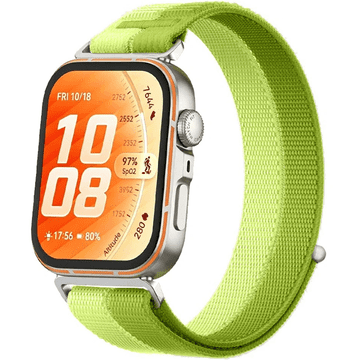 GS Najlonski pašček za Huawei Watch Fit 5 Pro / 5 / 4 Pro / 4 / 3, zelen