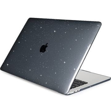 GS Ovitek Smartshell za Macbook Air 13 2018 2019 2020, bleščeče črne barve
