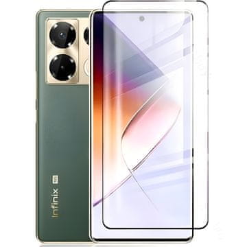 GS 3D kaljeno steklo za Infinix Note 40 Pro, črn okvir