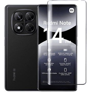GS 3D kaljeno steklo za Xiaomi Redmi Note 14 Pro 5G / Xiaomi Poco X7 5G, črn okvir