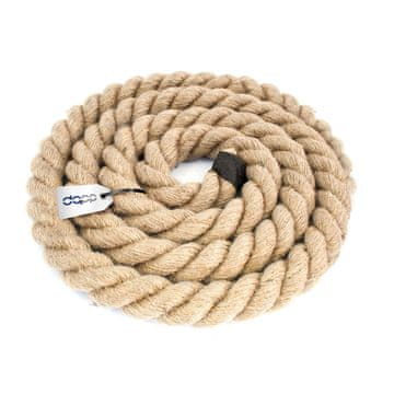 25m JUTESEIL 22mm Naturfasern Absperrseil Jute gedreht Hanf Tauziehen Handlauf