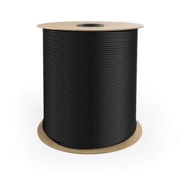 DQ-PP POLYPROPYLENSEIL - 2mm - 100m - SCHWARZ - Traglast bis 82 kg Flechtleine Textilseil Schnur Rope Kordel Kunststoffseil geflochten