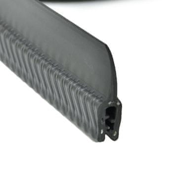 DQ-PP 50m Kantenschutzprofil UKT-45 10x33mm Mehrzweck - Autodichtung Fassungsprofil Kederband Stahleinlage