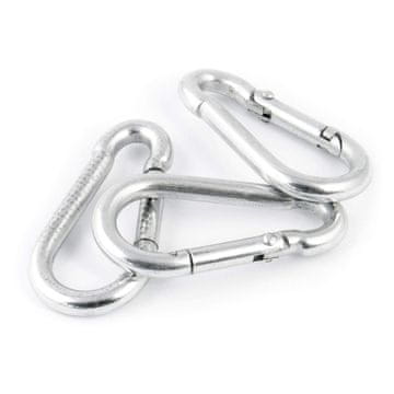 [DQ-PP] 10mm FEUERWEHR KARABINERHAKEN STANDARD - 50 Stück Karabiner verzinkt