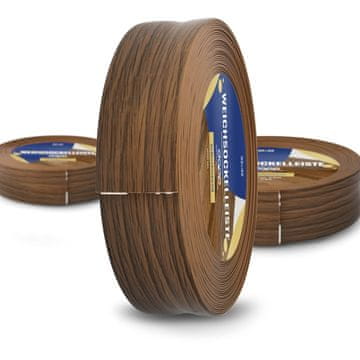 DQ-PP WEICHSOCKELLEISTE | 25m | eiche rustikalno | 32x23mm | PVC | selbstklebend | Knickwinkel Fussleisten Gummileiste Sockelleiste Winkelprofil Abschlussleiste Bodenleiste