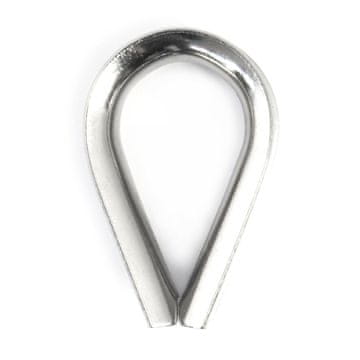 5 x KAUSCHE EDESTAHL FÜR SEIL 3mm Drahtseil Klemmen VA Klemme Niro Nirosta V4Aklemme Stahlseil Seil Draht Stahl Drahtseil Klemmen VA Klemme Niro Nirosta V4A