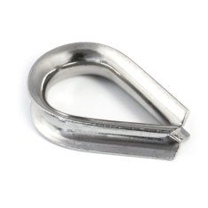 x KAUSCHE EDESTAHL FÜR SEIL 2mm Drahtseil Klemmen VA Klemme Niro Nirosta V4Aklemme Stahlseil Seil Draht Stahl Drahtseil Klemmen VA Klemme Niro Nirosta V4A