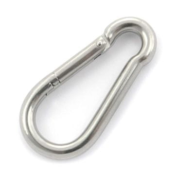 Karabinerhaken 6mm Standard 5 Stk. Edelstahl Karabiner Edelstahl V4A Drahtseil