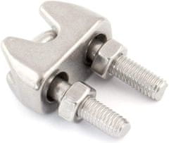 x SEILKLEMME BÜGEFORM EDELSTAHL 3mm Drahtseil Klemmen VA Klemme Niro Nirosta V4Aklemme Stahlseil Seil Stahl Drahtseil Klemmen VA Klemme Niro Nirosta V4A