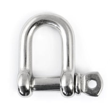 Schäkel 12mm Standard gerade Rundschäkel 5 Stk. Edelstahl M12 Schaekel Edelstahl M12 V4A Drahtseil Inox V4A Va Rostfrei zum Seegeln AISI 316 Edelstahlschäkel Verbinder