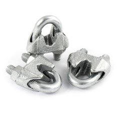 x SEILKLEMME BÜGEFORM 19/20mm verzinkt Drahtseilklemme Stahlseil Seil Draht Stahl Drahtseil