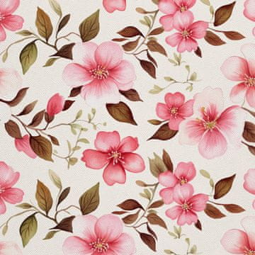 ZUNANJI DEKORATIVNE TKANINE OXFORD - Rože - DX2272