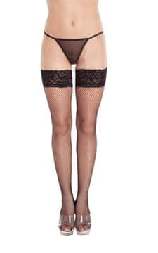 Črne mrežaste hlače SoftLine 5517, 2x M