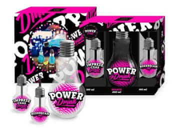 BG Komplet pijač za zabavo: stresalnik in 2 kozarca Power Mix