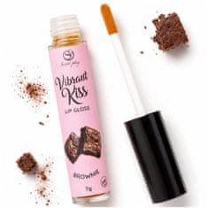 Secret Play Brownie Vibrant Kiss vibrirajoči sijaj za ustnice za oralni seks