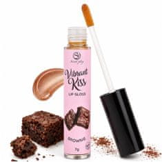 Secret Play Brownie Vibrant Kiss vibrirajoči sijaj za ustnice za oralni seks