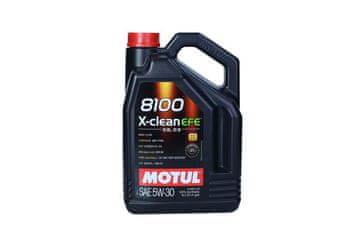 Motul OLJE 5W30 5L X-CLEAN 8100 EFE C2/C3 / DPF / SN / 505,00 505,01 / 229,52 / LL04 / 9,55535-S1/S3 / OV 040 1547-D30 / DEXOS2