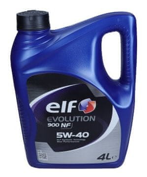 Elf OLJE 5W40 4L EVOLUTION 900 NF / A3/B4 / SL/CF / 502,00 505,00 / 229,3