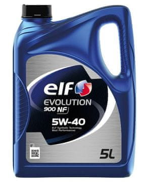 Elf OLJE 5W40 5L EVOLUTION 900 NF / A3/B4 / SL/CF / 502,00 505,00 / 229,3