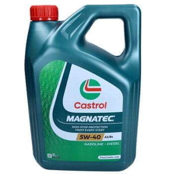 Castrol OLJE 5W40 4L MAGNATEC DUALOCK A3/B4 / SP / 502,00 505,00 / 226,5 229,3 229,5 / RN0700 0710