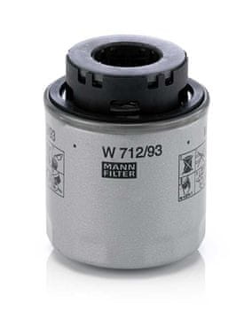 Mann Filter OLJNI FILTER AUDI A3, SEAT LEON, IBIZA IV, ŠKODA SUPERB II, YETI, OCTAVIA II, VW EOS, GOLF, PASSAT, POLO, SCIROCCO, TIGUAN, TOURAN 09/07-
