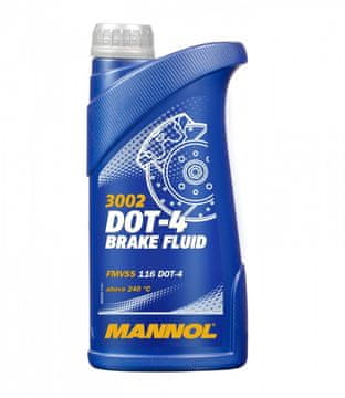 Mannol ZAVORNA TEKOČINA DOT4 500ML / SINTETIČNA / MOTO / PLASTIKA